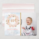 Search for wreath birthday invitations Pink