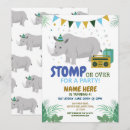 Search for rhinos invitations Zoo