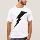 Search for black lightning bolt tshirts Black and white