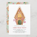Search for gingerbread house christmas invitations Watercolor
