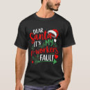 Search for dear santa tshirts Retro