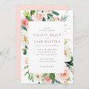 Search for geometric floral wedding invitations Typography