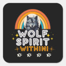 Search for spirit wolf stickers Fantasy