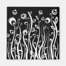 Search for vector flowers magnets Illustration