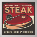 Search for vintage butcher posters Retro