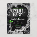 Search for skeleton halloween invitations Black