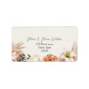 Search for rustic fall wedding return address labels Terracotta