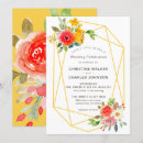 Search for modern geometric wedding invitations Flowers