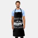 Search for classic car aprons Birthday