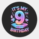 Search for 9 years old stickers Birthday