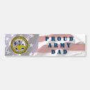 Search for dad bumper stickers Army