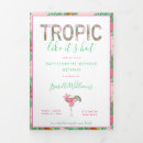 Search for miami beach party invitations Pink and green
