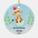 Search for giraffe christmas tree decorations Baby's 1st christmas
