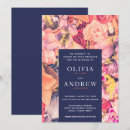 Search for navy and coral wedding invitations Elegant