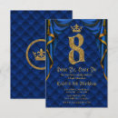 Search for royal blue and gold invitations Boy