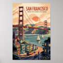 Search for san francisco cable car posters Golden gate bridge
