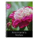 Search for garden notebooks Peony