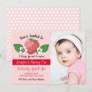 Search for berries 4x6 invitations Strawberry
