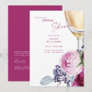 Search for fuchsia bridal shower invitations Floral