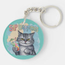 Search for whimsical cat key rings Quirky