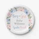 Search for gender reveal plates Pink