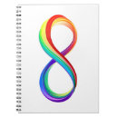 Search for infinity symbol notebooks Rainbow