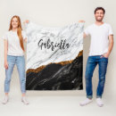 Search for black and white marble blankets Glitter