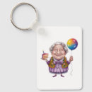 Search for old lady key rings Getting older humour