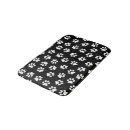 Search for paw print bath mats Black and white