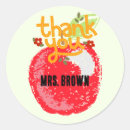 Search for teacher apple stickers Thank you teacher