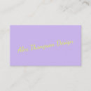 Search for chartreuse business cards Simple