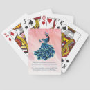 Search for peacock playing cards Vintage