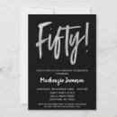 Search for bling 50th birthday invitations Fifty