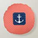 Search for coral and navy cushions Trendy