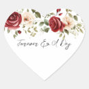 Search for cream and red wedding stickers Floral