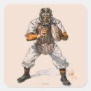 Search for baseball catcher stickers Retro