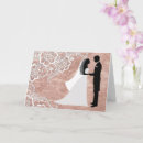 Search for bride and groom silhouette cards Pink