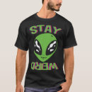 Search for stay weird tshirts Alien