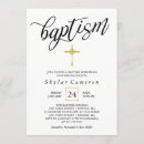 Search for black and white christening invitations Modern