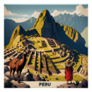 Search for machu picchu travel posters Illustration