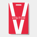 Search for visitor id badges Red