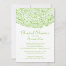 Search for green lace invitations Chic