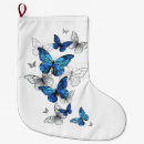 Search for butterfly christmas stockings Blue