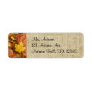 Search for falling leaves return address labels Autumn