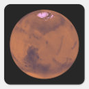 Search for mars photo stickers Round