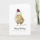 Search for chicken christmas cards Santa
