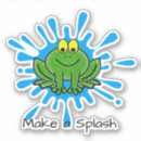 Search for jumping frog stickers Water