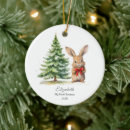 Search for bunnies christmas tree decorations Rabbit