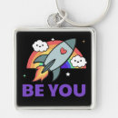 Search for clouds in love key rings Rainbow