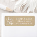 Search for rustic kraft paper wedding return address labels For her